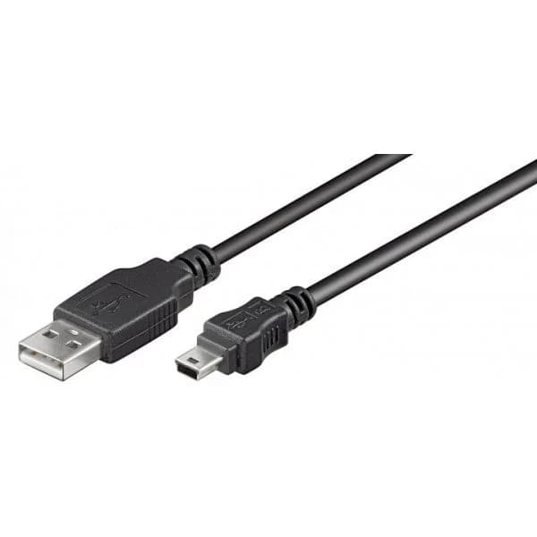 GOOBAY Cabo USB 2.0 A -> mini-USB B 5 Pinos Macho (1,8 mts) - CABLE-161