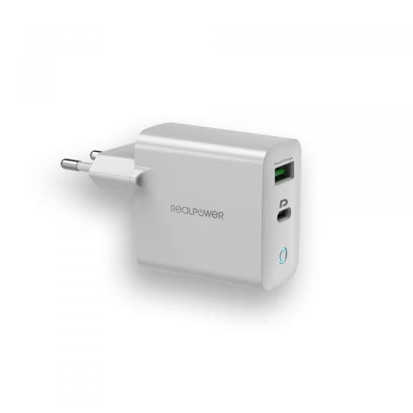 Realpower PC-20 Carregador 20W Branco