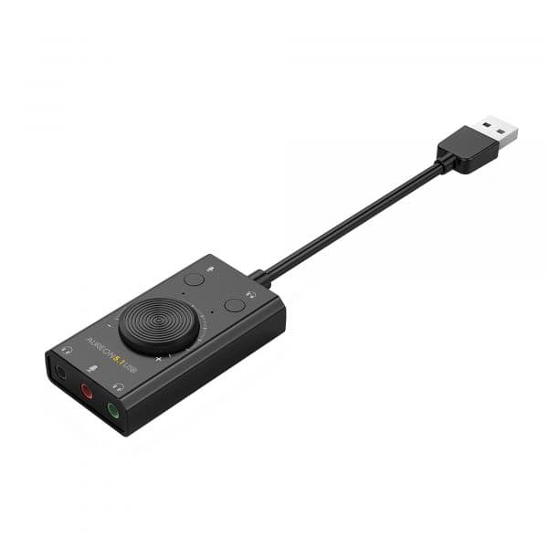 Terratec AUREON 5.1 USB Placa de Som Externa 5.1 Canais USB