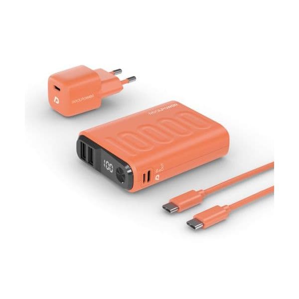 Powerbank Realpower PB-10000mAh Power Pack Orange