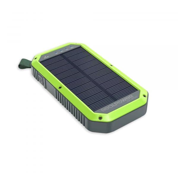 Powerbank Realpower PB-10000 10000mAh Solar Black
