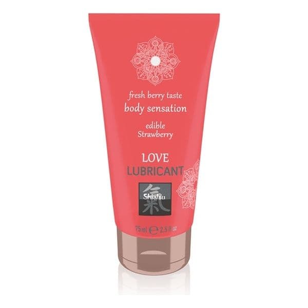 Hot Lubrificante Beijável Love Berry Morango 75ml