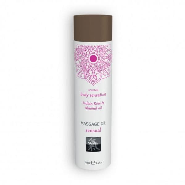 Shiatsu Óleo de Massagem Sensual de Rosa da Índia e Óleo de Amêndoas 100ML