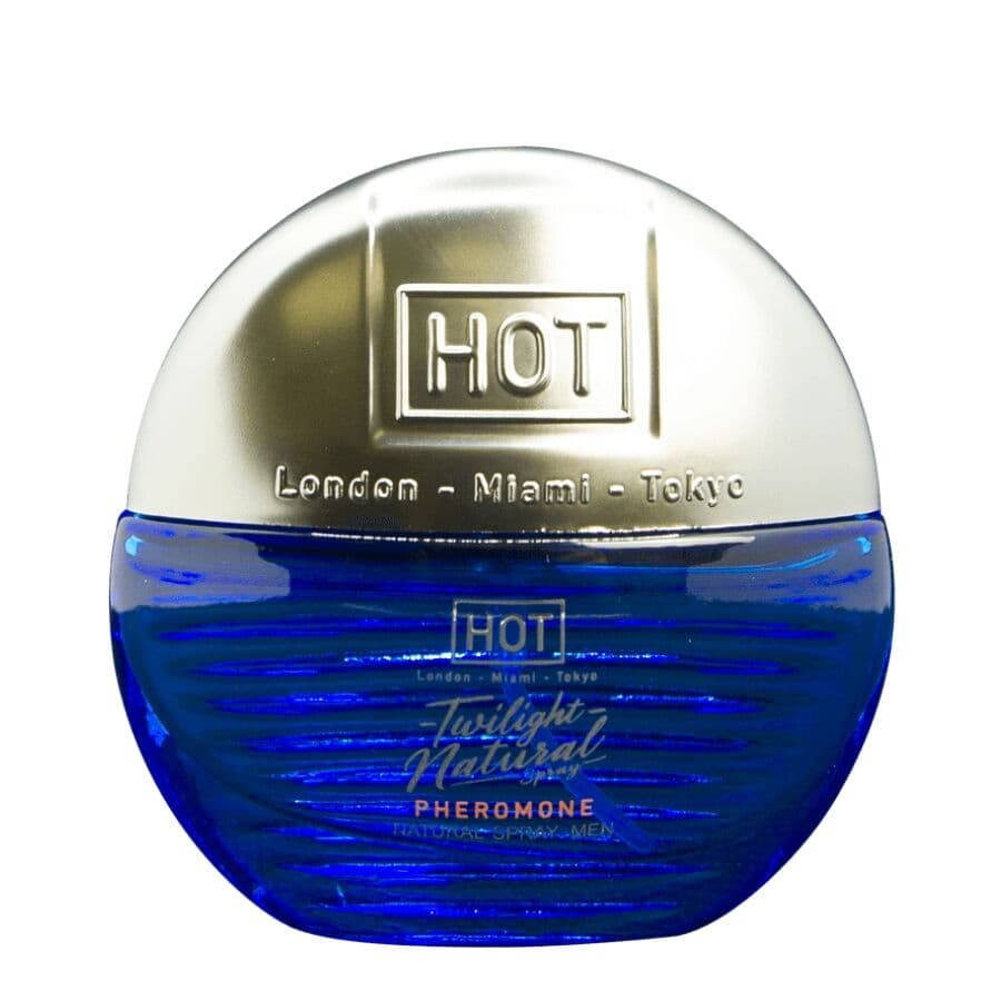 Hot Eau de Parfum com Feromonas Twilight Natural Spray Man 15ml