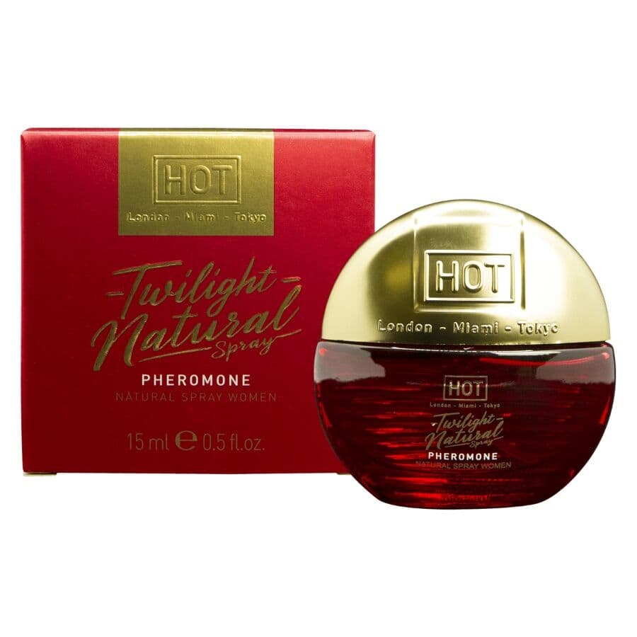 Hot Eau de Parfum com Feromonas Twilight Natural Spray Woman 15ml