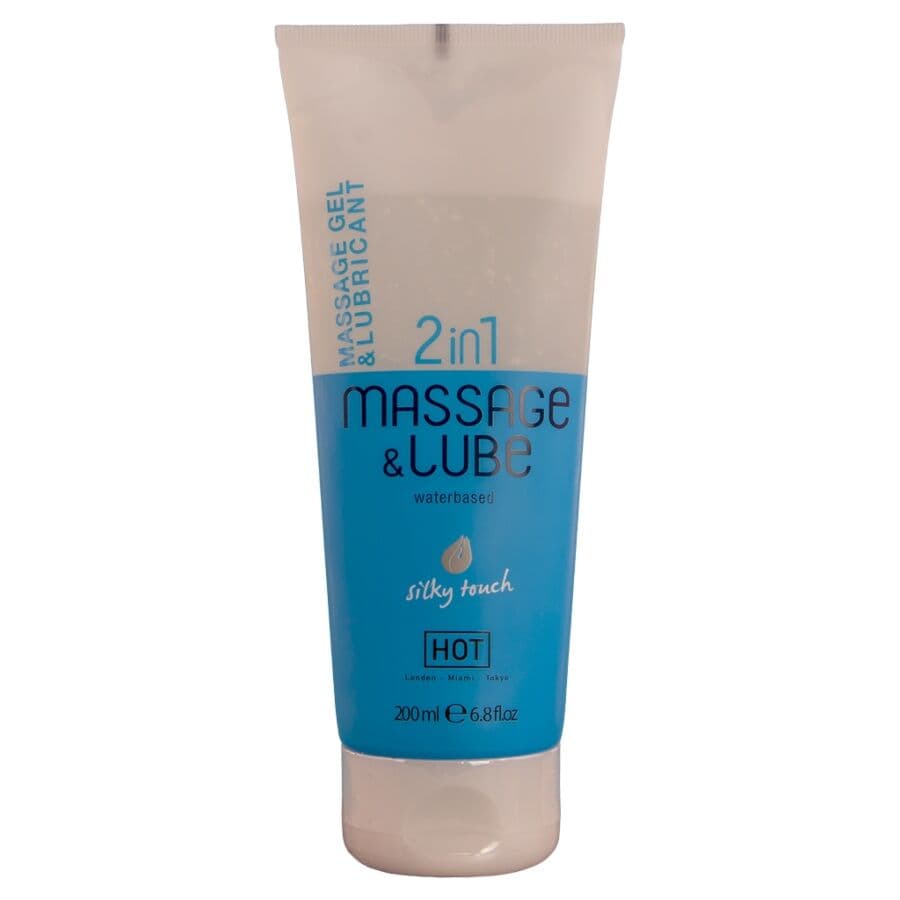 Hot Massage & Glide Gel 2In1 Silky Touch 200Ml