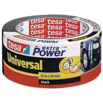 Tesa Fita Adesiva Tecido Preto Multiusos 50mmx50mt - - 15656389-05