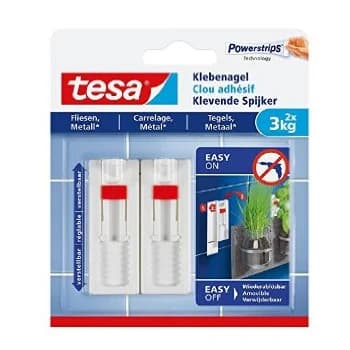 Tesa Prego Adesivo Ajustável Powerstrips 3kg Superf Lisas - 15677764
