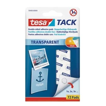Tesa Almofadas Bi-Adesivas TACK Transparentes - 15659408