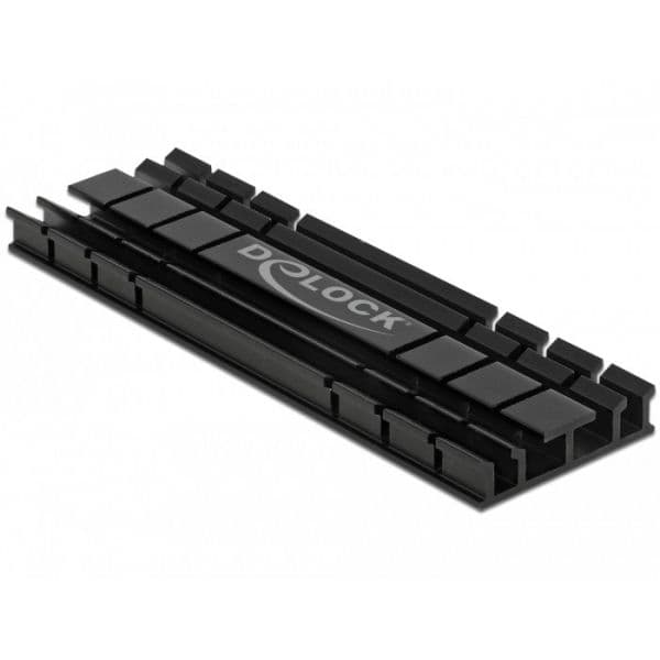 DeLOCK Dissipador Calor Plano 70 mm para M.2 Module Black | Passive Co - 18285