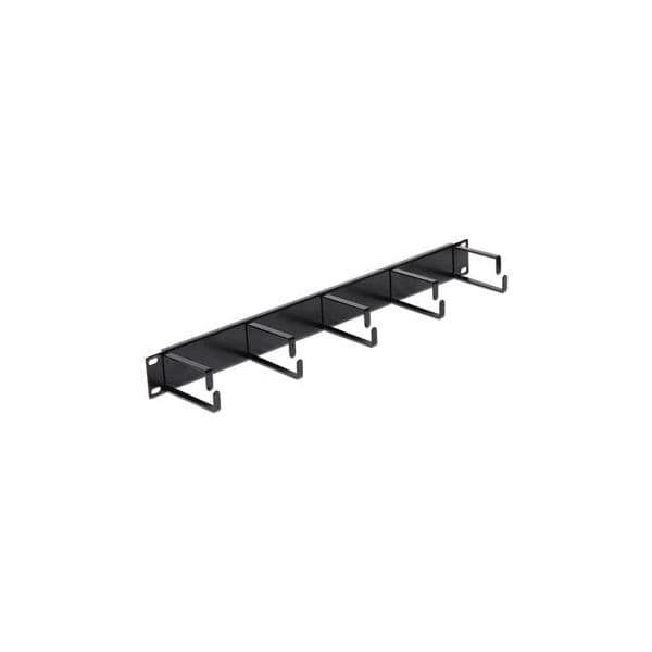Delock 19' Kabelmanagement 1HE Schwarz - 42496