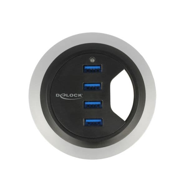 Delock Usb-hub Table Hub 4x usb 3.0 60mm 4x Usb-a 3.2 (5 Gbit/s) - 62868