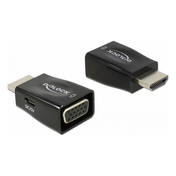 Delock Adaptador HDMI para VGA 65902 1920 px Preto
