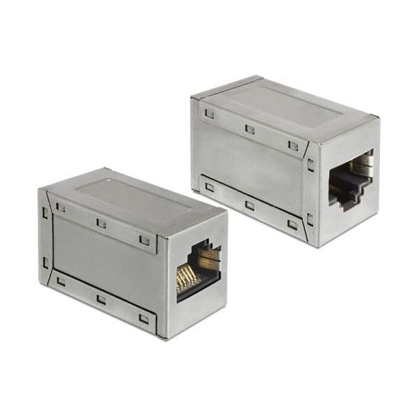 Delock RJ45 Adapter RJ45 -> RJ45 Bu/bu Cat6a - 86165