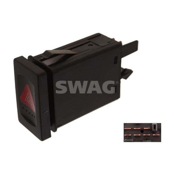 Swag Interruptor Piscas de Emergência - 30944701