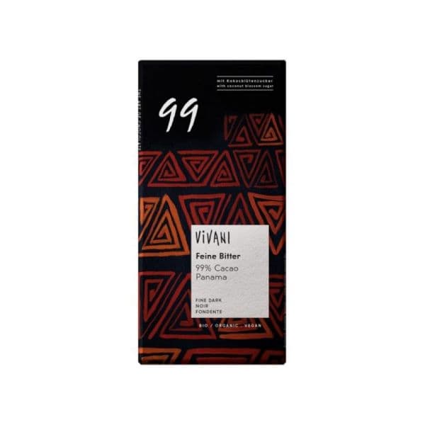 Vivani Chocolate Negro 99% Cacau Bio 80g