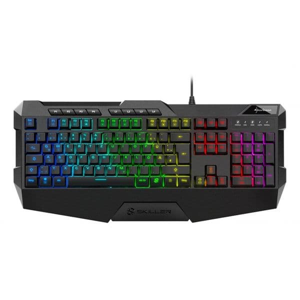 Sharkoon Skiller SGK4 Rubber dome Preto DE