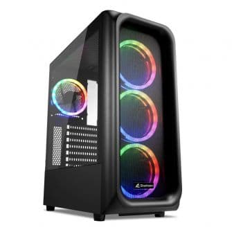 Sharkoon TK5M RGB Vidro Temperado Preta