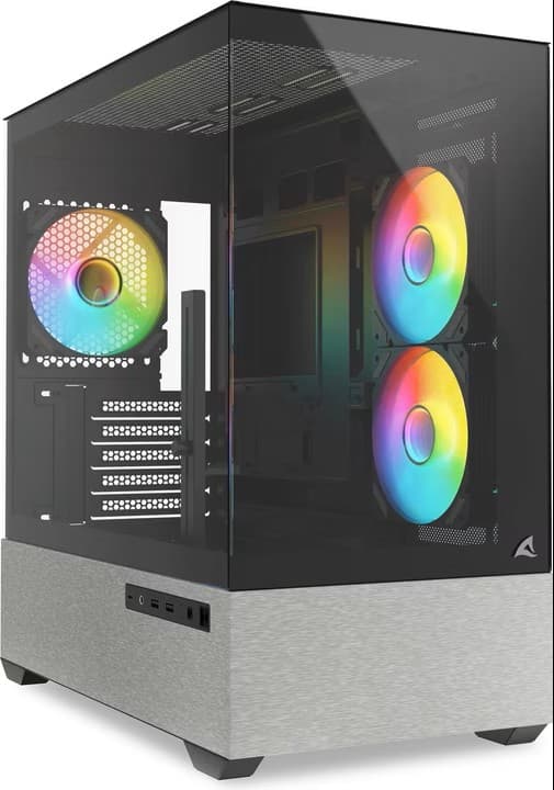 Sharkoon MK7 ARGB Vidro Temperado Preta