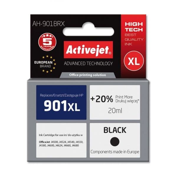 Tinteiro HP 901XL CC654A Black Compatível