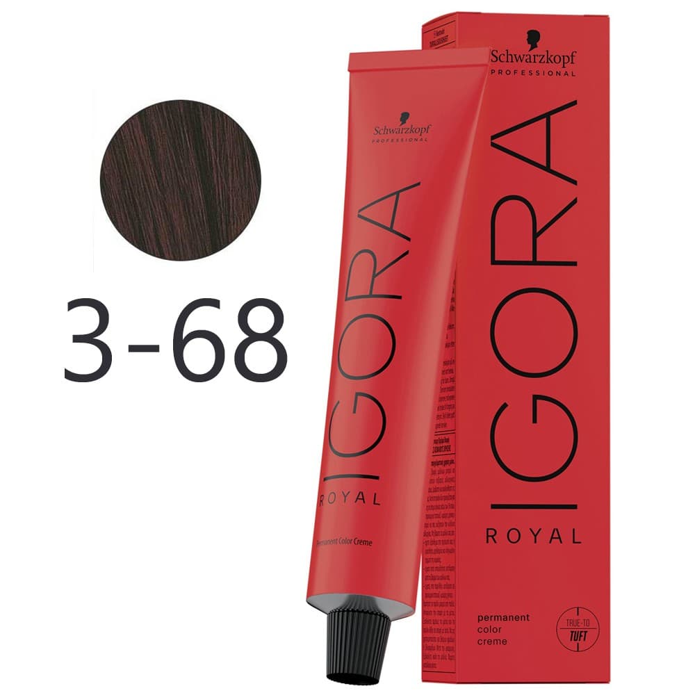 Schwarzkopf Igora Royal Coloração Tom 3-68 60ml