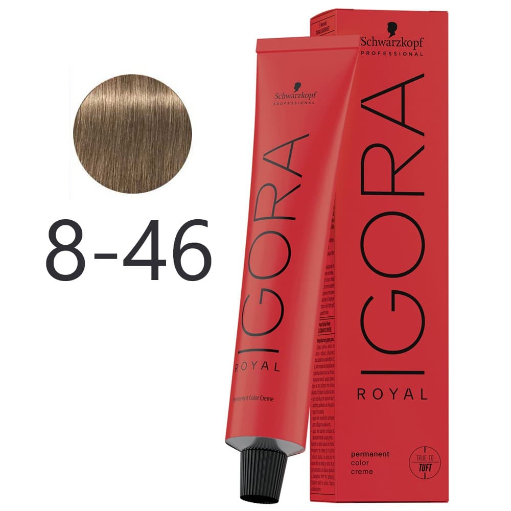 Schwarzkopf Tinta Permanente Igora Royal Nudes 8-46 60ml