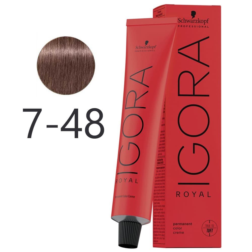 Schwarzkopf Tinta Permanente Igora Royal Opulescence 7-48