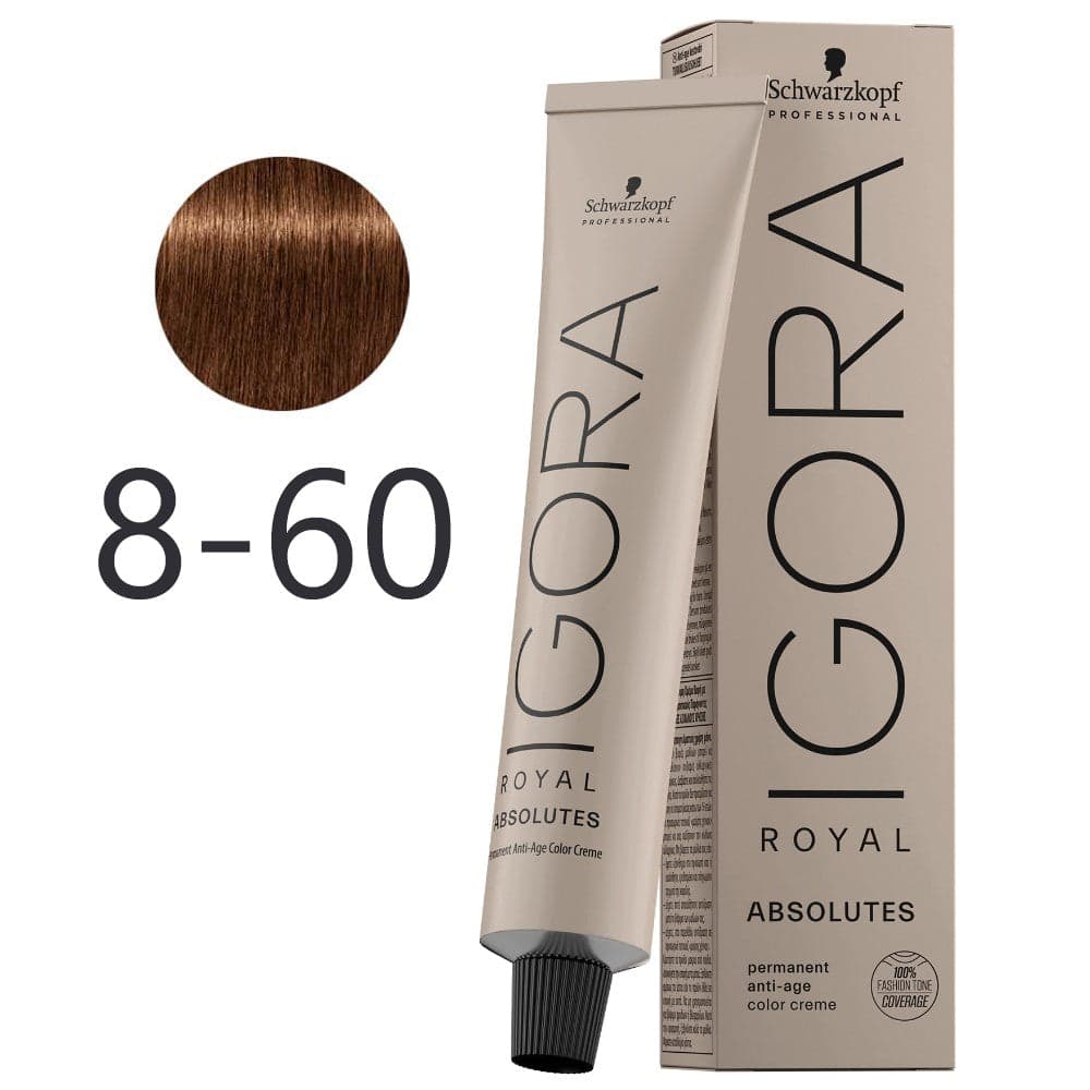 Schwarzkopf Tinta Permanente Igora Royal Absolutes 8-60 60ml