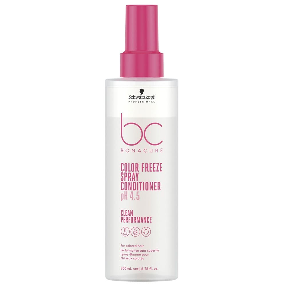 Schwarzkopf Spray Condicionador para Cabelo Pintado ph 4.5 BC Bonacure Clean Cor Freeze 200ml