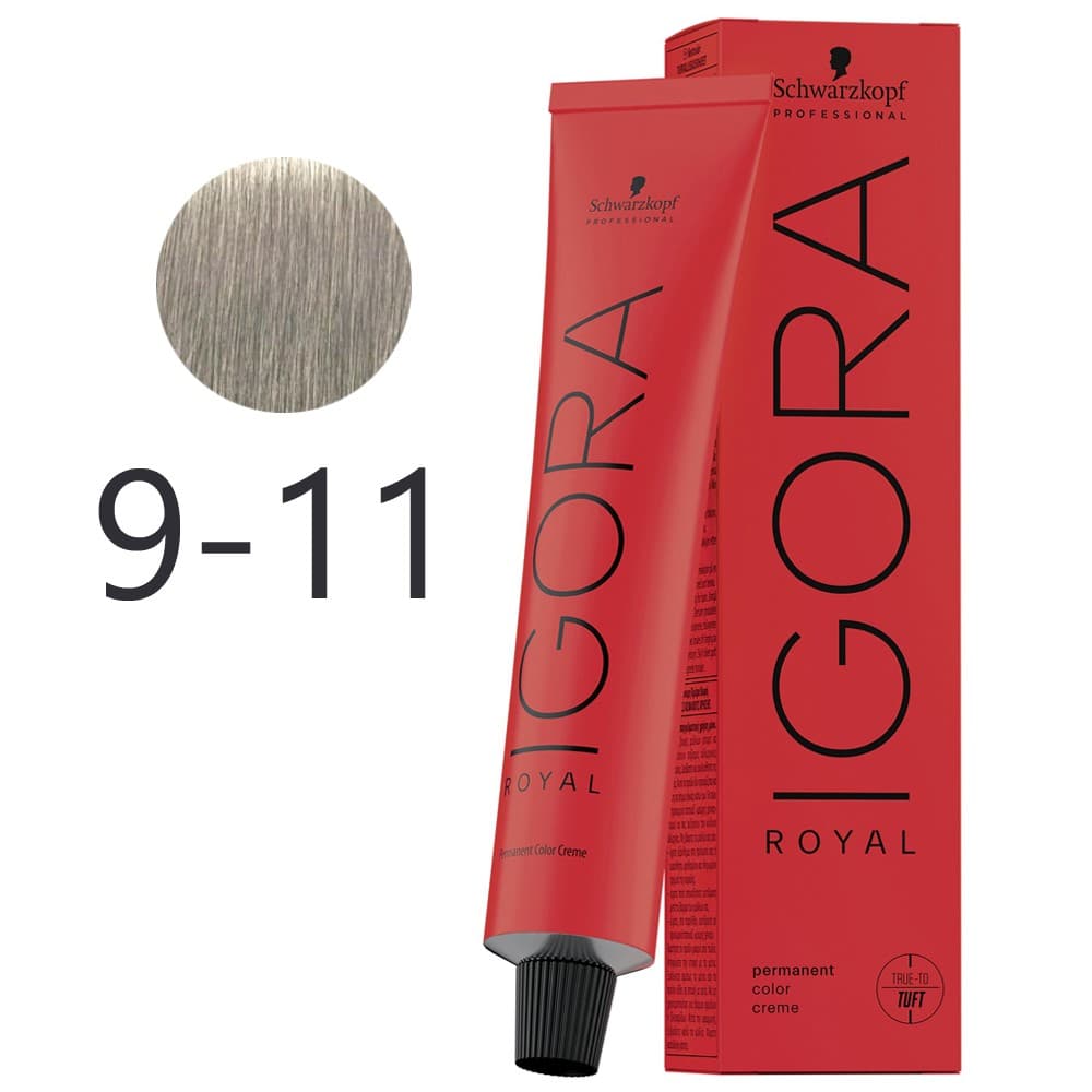Schwarzkopf Professional Igora Royal Coloração de Cabelo Tom 9-11 Extra Light Blonde 60ml