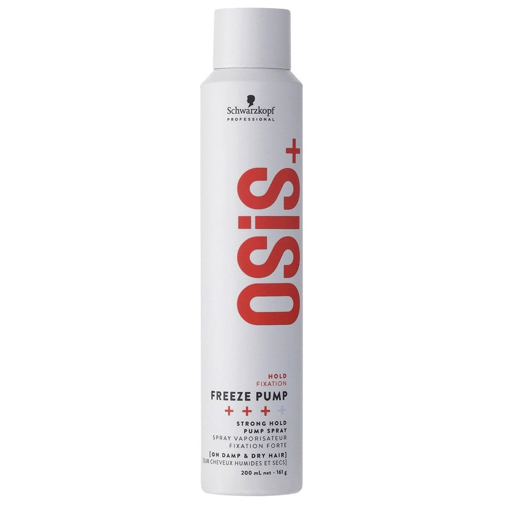 Schwarzkopf - Laca de Fijación Fuerte Sin Aerosol OSiS+ Freeze Pump 200 ml
