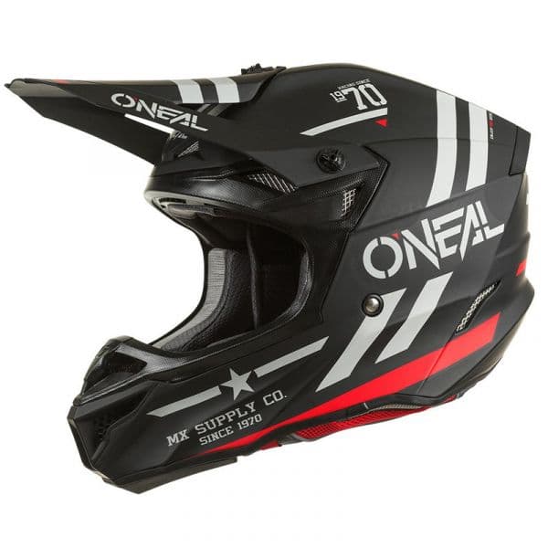 ONEAL - MOTO Capacete 5SRS Squadron V.22 Black / Gray M