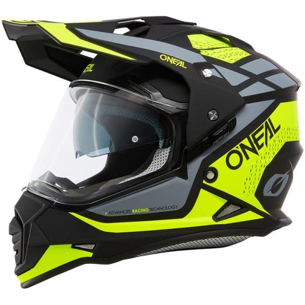 O'neal Capacete Sierra R Neon Yellow / Black / Gray L
