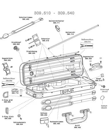 Violin case Liuteria Maestro