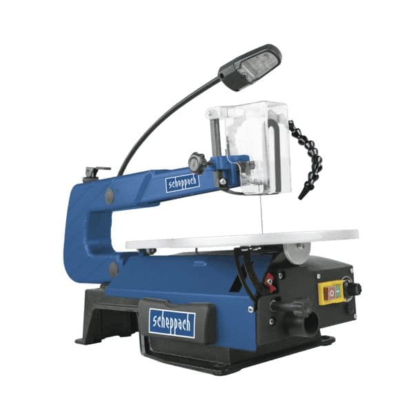 Scheppach Serra de Recortes SD1600V 120W com Velocidade Variável e Luz de Trabalho Azul