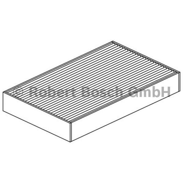 Bosch - 1 987 432 327 - Filtro, ar do habitáculo - 4047024656086