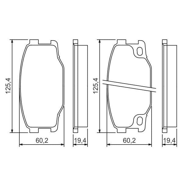 Bosch Jogo de Pastilhas para Travão de Disco - 0986494442