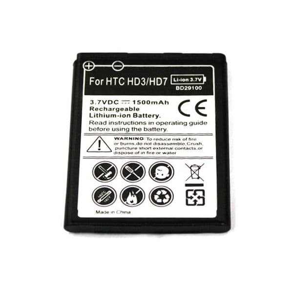 Energy Plus Bateria para HTC HD7 compatível BA S460/BD29100