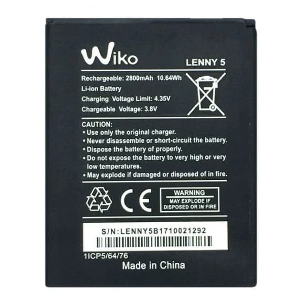 Wiko Bateria Wiko Lenny 5