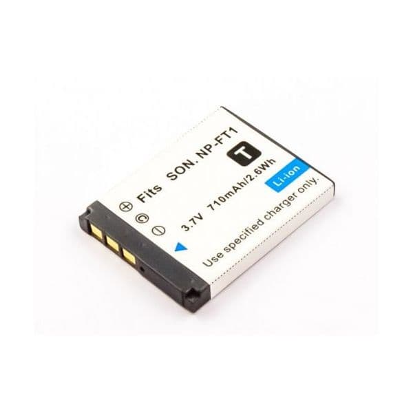 Bateria compatível sony np-ft1 710mah