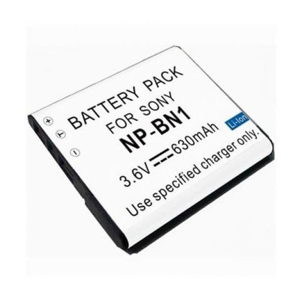 Bateria compatível sony np-bn1 630mah
