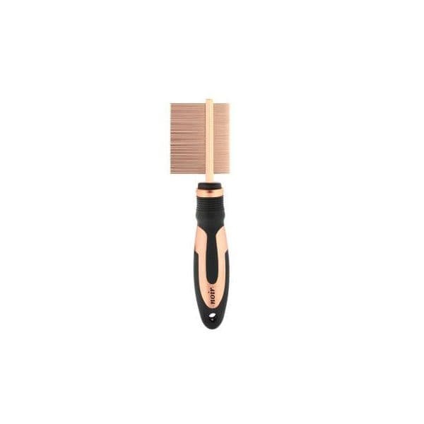 Noir Pente Metal Dentes Duplos 5,5 x 10