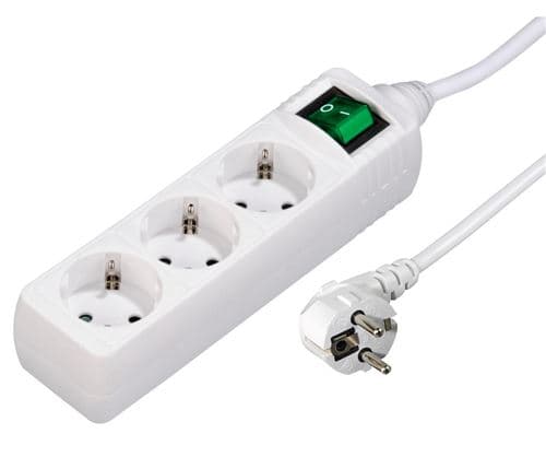 Extensão Elétrica Hama 3 Tomadas c/ Interruptor 3m (00121905)