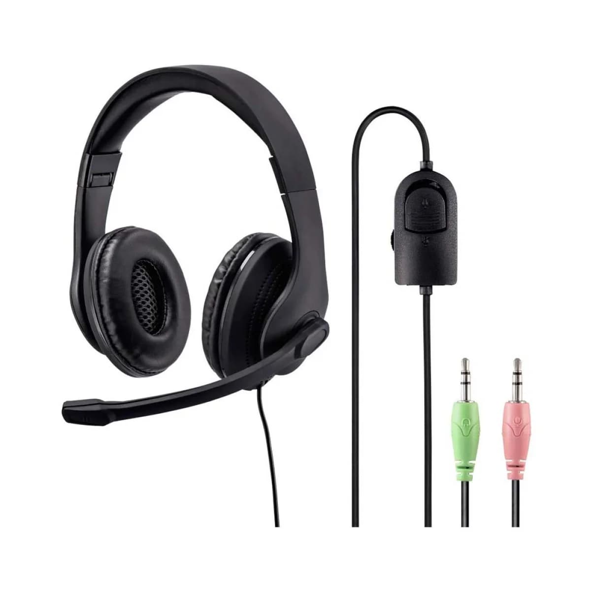Hama Auscultadores com Micro HS-P200 Preto