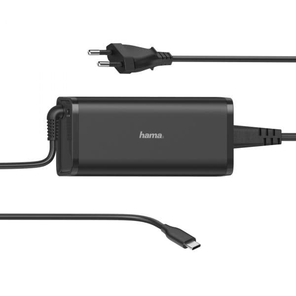 Hama 00200007 Carregador para Portátil 92W USB-C Preto