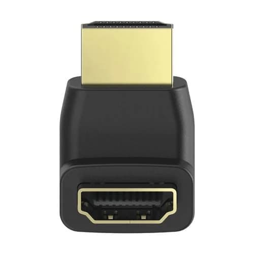 Adaptador Hama 205164  Ângulo 90º HDMI/HDMI - Preto
