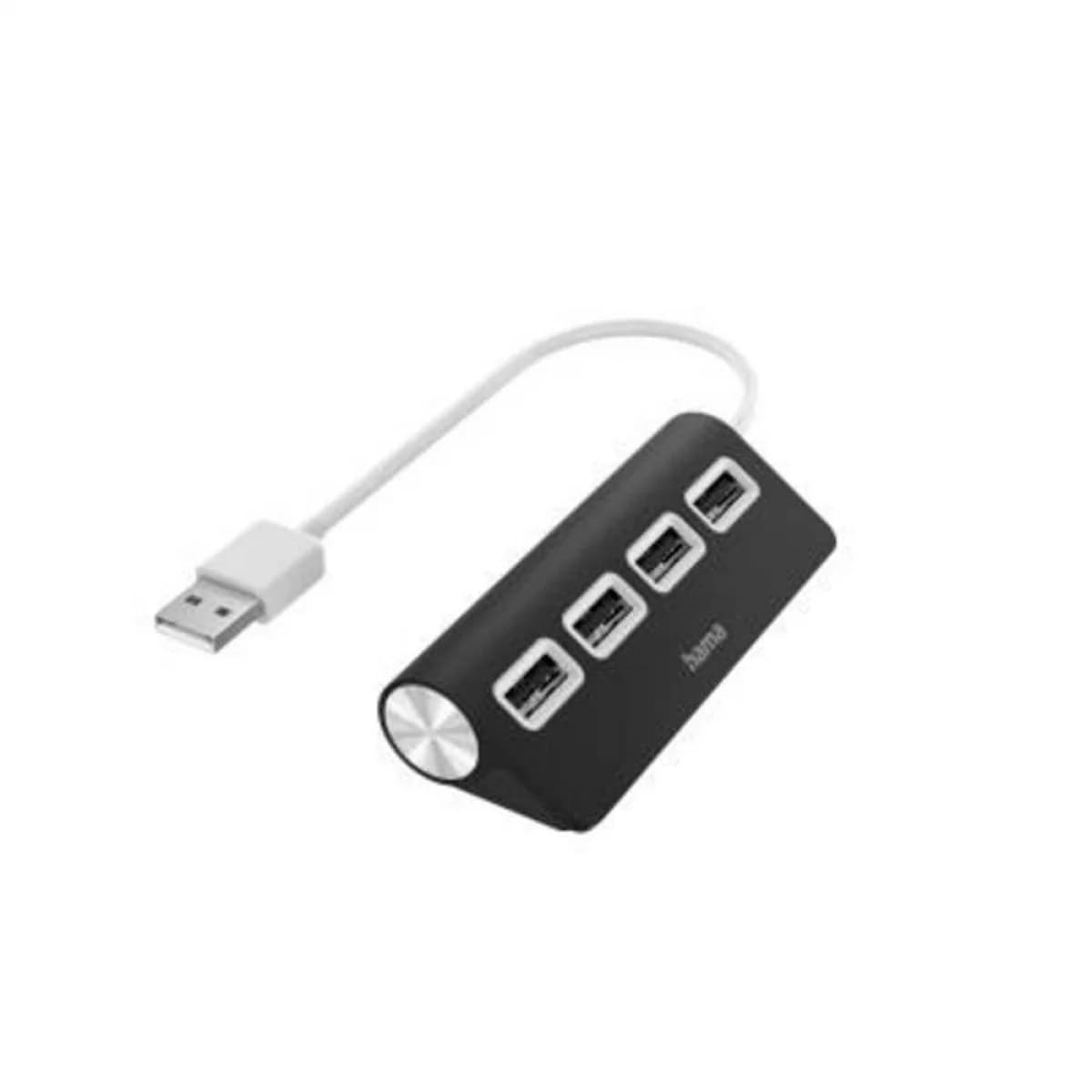 HUB USB 2.0 4 Portas Preto 200119