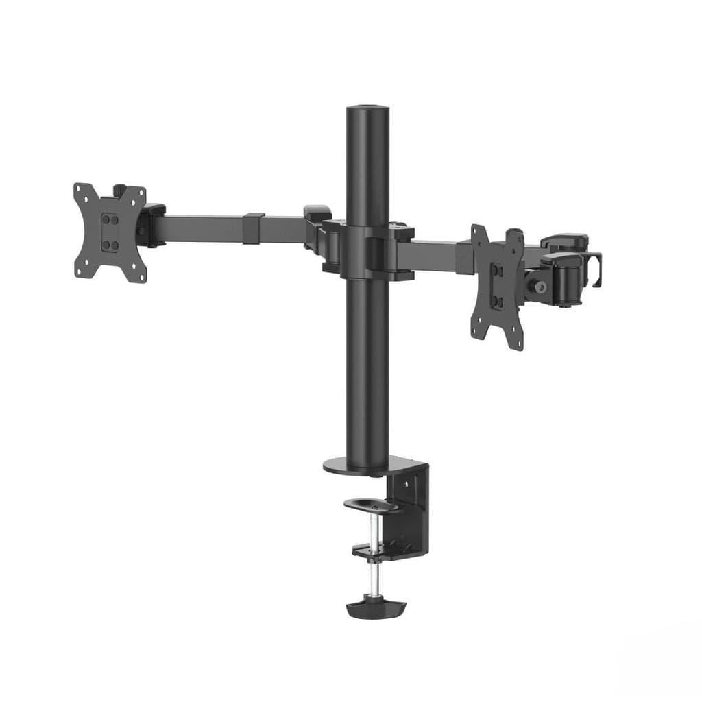 Hama Suporte De 2 Monitor Ajuste De Altura E Rotaçao. 13" - 35" Preto