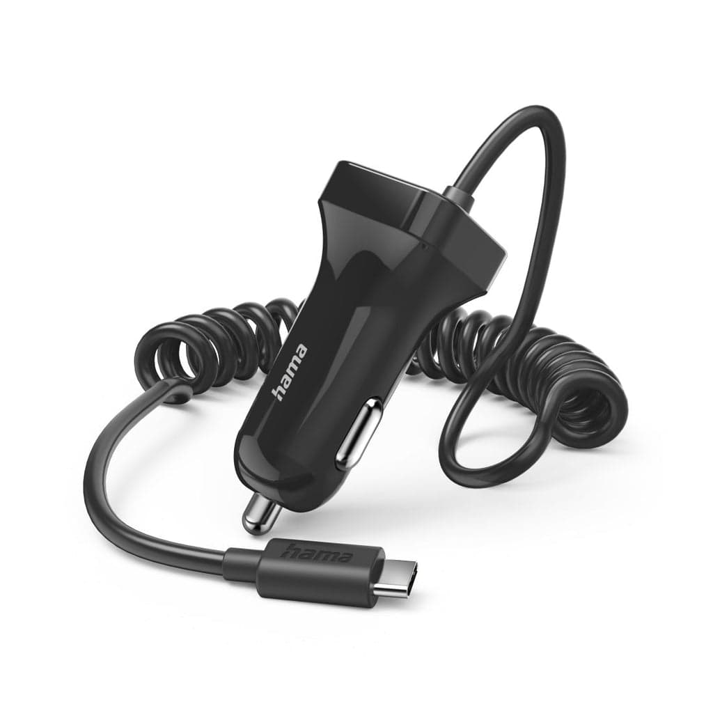 Hama Carregador 12V USB-C 12W Black - 201609 - 00201609