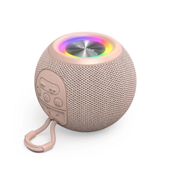 HAMA Ball 00188240 Coluna Bluetooth 5W 5 Modos de Luz Rosa
